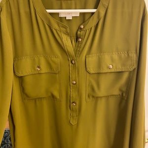 Olive green top